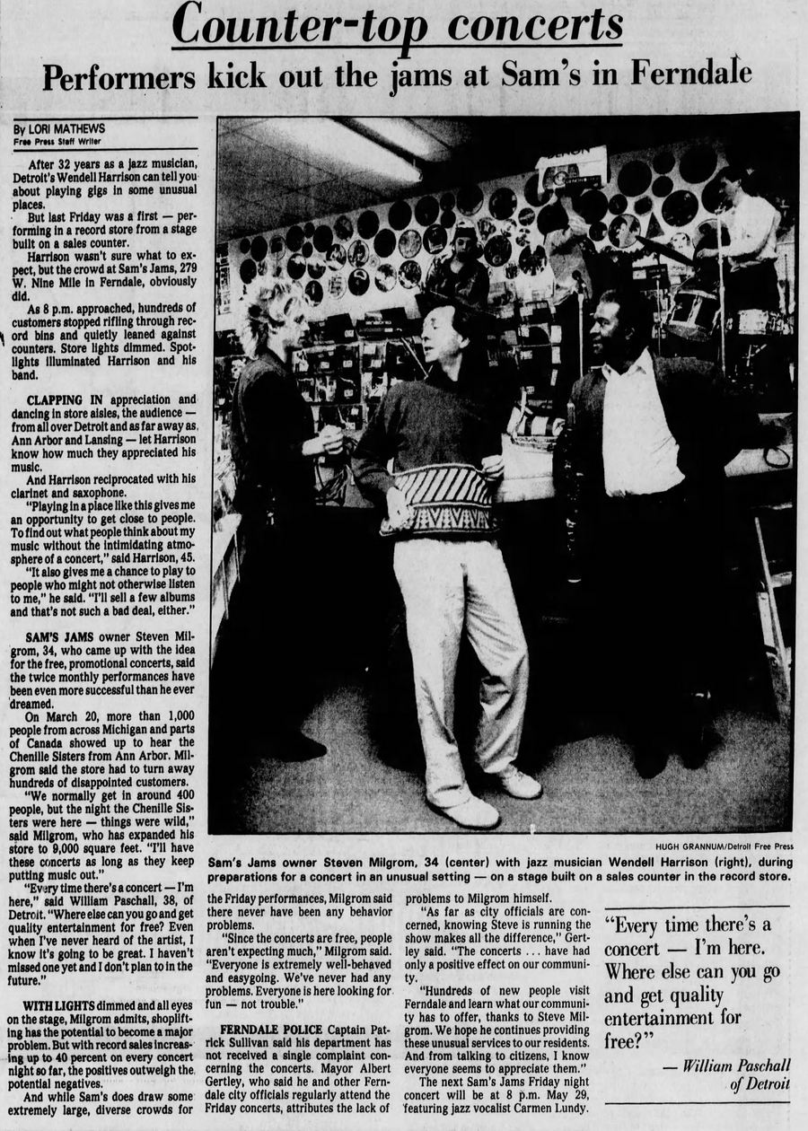 Sams Jams - May 7 1987 In Store Concert